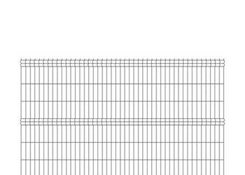 Panel 3D 250x153cm fi 4mm, oczko 200x55mm, RAL 7016 Antracyt