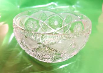 Miska kryształowa, naczynie kryształowe
