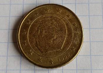 50 EURO CENT 1999 ROK - BELGIA 50 EURO CENT 1999 ROK - BELGIA
