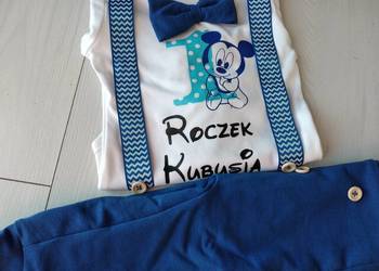 Komplet na pierwsze urodziny roczek chłopca