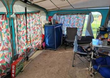 Zasłony do przedsionka namiotu