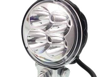 LAMPA ROBOCZA LEDOWA OKRĄGŁA,  4 LED 9-36V, FI 83MM, OBUDOWA ALUM.