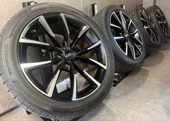 19 cali Audi A6 C8 C7 A7 felgi koła komplet z oponami 5x112 ET43 8J