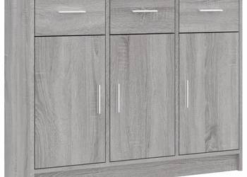 vidaXL Szafka, szary dąb sonoma, 91x28x75 cm(SKU:823014)