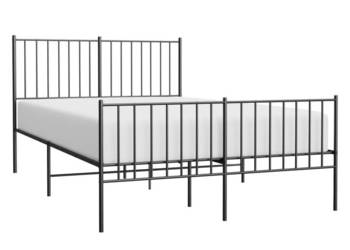 Łóżko Metalowe Rama Łóżka Ze Stelażem Do Sypialni Pokoju 120x190cm WM-3508…