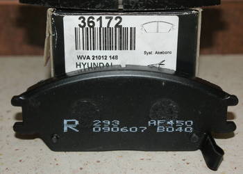 36172 - A.B.S. - KLOCKI HAMULC. HYUNDAI ACCENT 94-99 Zestaw