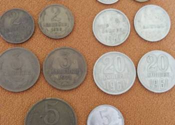 Moneta 1,2,3, 5,10,15,20 kopiejek Rosja/ZSRR,monety.CCCP