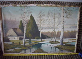 Oryginalny,sygnowany Halicki.Obraz olejny