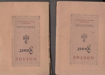 (02937) FAUST – GOETHE 2 TOMY