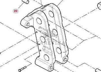 Fendt Vario 1038 1042 1046 1050 GEN 3 Wspornik Tylnego TUZ 530871205013