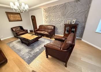 Stylowy zestaw mebli ze skóry