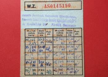 ( 1913 ) Dwa Dokumenty Magazynowe, Przeradzki