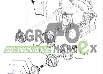 76086216 KOŁO ZĘBATE CNH