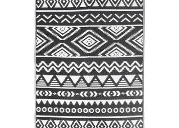 Dywan zewnętrzny czarny 120x180 cm PP WM-316977