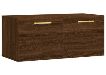 Szafka wisząca brązowy dąb 80x365x35 cm WM-830067
