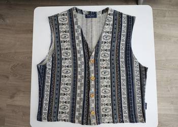 Męska casualowa kamizelka vintage z lat 90 rozmiar XL