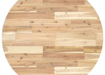Blat do stolika okrągły Ø80x4 cm lite drewno akacjowe WM-4008692