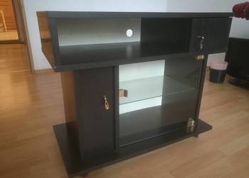 Stolik RTV czarny w bardzo dobrym stanie