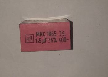 Kondensator MKC1865 1,5 mikroF/400V