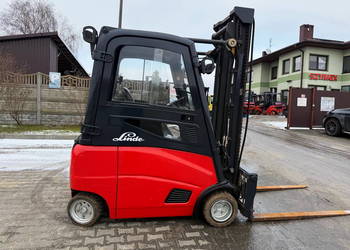 wózek widłowy elektryczny LINDE E20PH kabina przesuw pozycjoner wideł