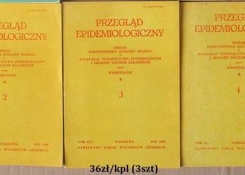 Przegląd Epidemiologiczny- kwartalnik /1986 /PZH/epidemiologia /epidemia