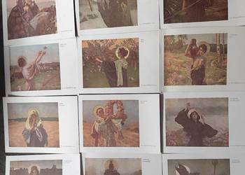 Vintage. Komplet pocztówek,, Rok Boży,,