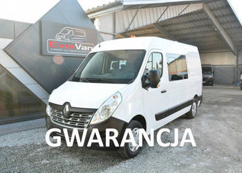 Renault Master średniak 7 osobowy brygadówka doka 130KM pełna opcja