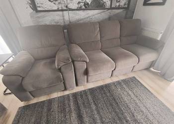 wypoczynek 2 fotele i kanapa z funkcją relax