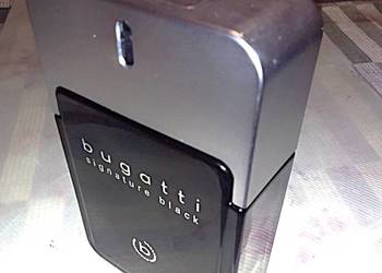 Flakon butelka po perfumach BUGATTI Black 100ml Czarny