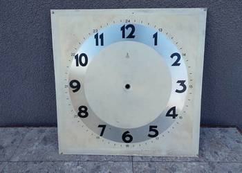 714 Tarcza zegara podłogowego stojącego GB Becker art deco 35x35cm