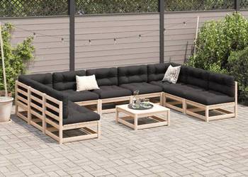 vidaXL 10-cz. zestaw wypoczynkowy do ogrodu,(SKU:3299596)