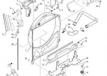 New Holland T6090 T6070 Uszczelka 84375337