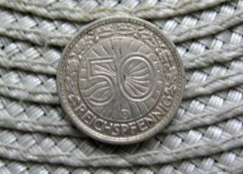 Niemcy 50 Reichspfennig 1928r - D