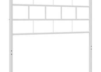 Metalowe wezgłowie białe 107 cm WM-355738