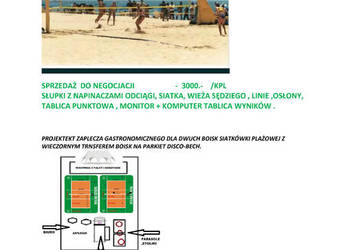 1X BOISKO KPL DO SIATKÓWKI PLAŻOWEJ