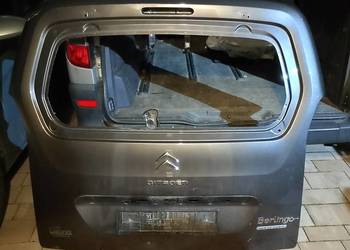 Tylna tylnia klapa bagażnika citroen Berlingo 2 II multispace szary grafit