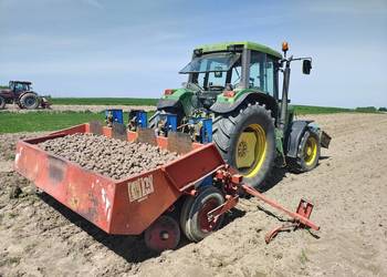 Sadzarka do ziemniaków GRIMME GRUSE REMPRODEX 4 +bunkier,znaczniki