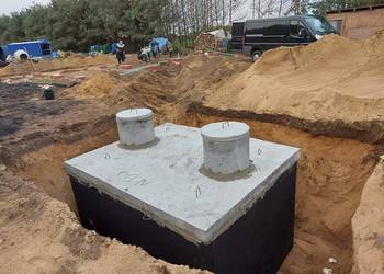 Szambo betonowe dwukomorowe 12m3