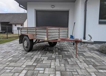 Przyczepa lekka, SAM 2001, resory + amortyzatory, konstrukcja spawana