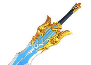 Miecz Song of Broken Pines | Pianka | 100 cm | Genshin Impact