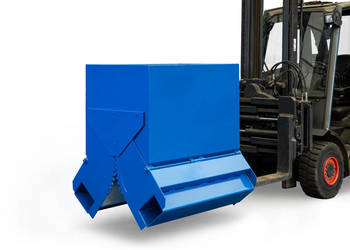 Kontener metalowy 0.75m3 do widlaka