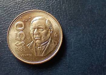 Stare monety 50 peso 1985 Meksyk