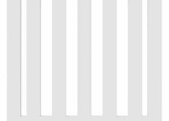 vidaXL Osłona na grzejnik, biała, 78x20x82 cm(SKU:852726)
