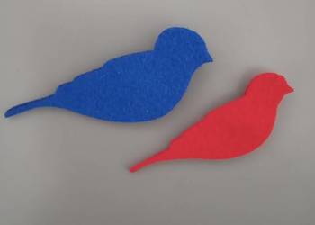 Przypinka, broszka ptaszek