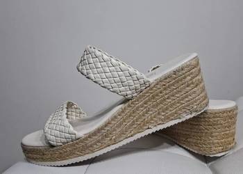 Sandały 38 klapki espadryle damskie