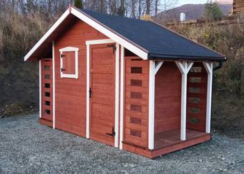 Domek narzędziowy, chlewik, wiata gospodarcza, sauna