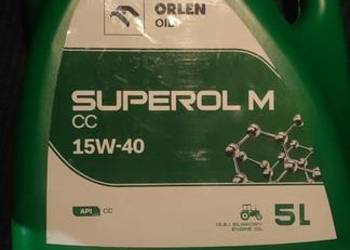 Olej silnikowy ORLEN Superol M 15W-40 – 5L – NOWY