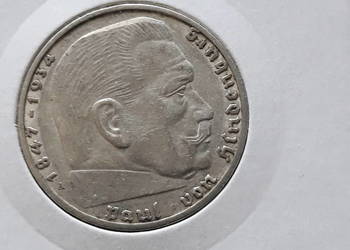 2 Marki Paul von Hindenburg 1938 r. men. A - nr 1