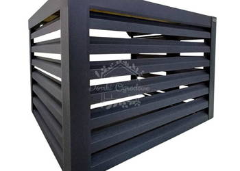 Osłona klimatyzatora – pompy ciepła 110x60x80cm cm antracyt ID1147