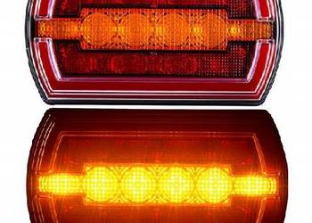 Lampa zespolona tył LED ciągnik przyczepa komplet